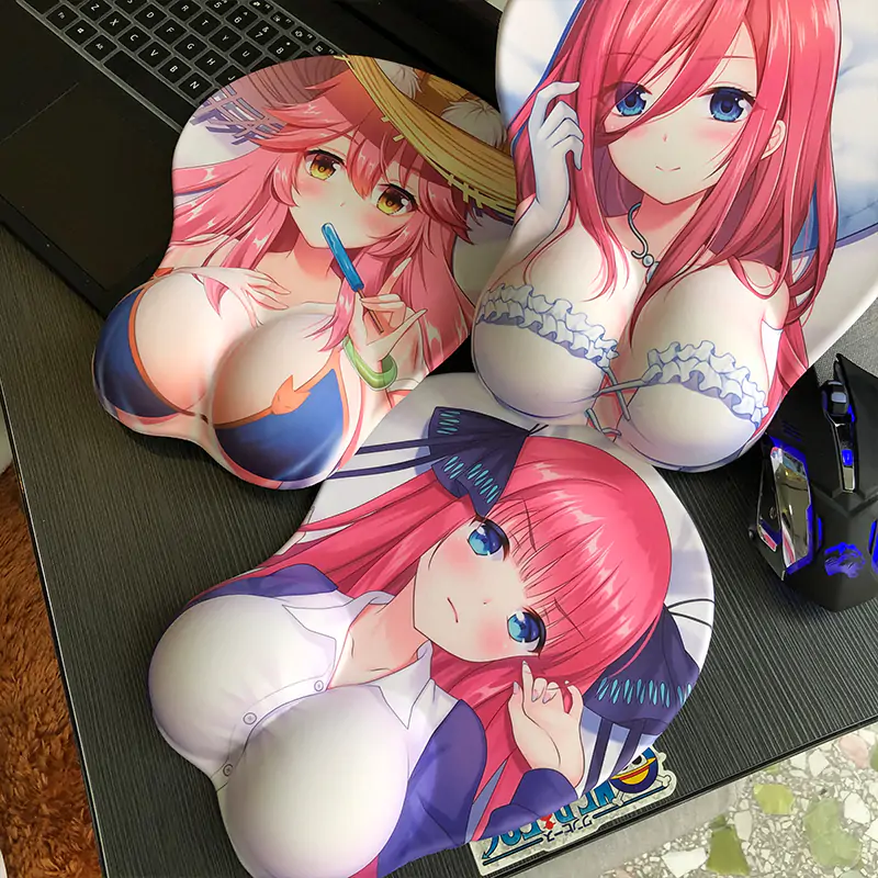 ashe the frost archer 3d oppai mouse pad 7188 - Boobie Mouse Pad