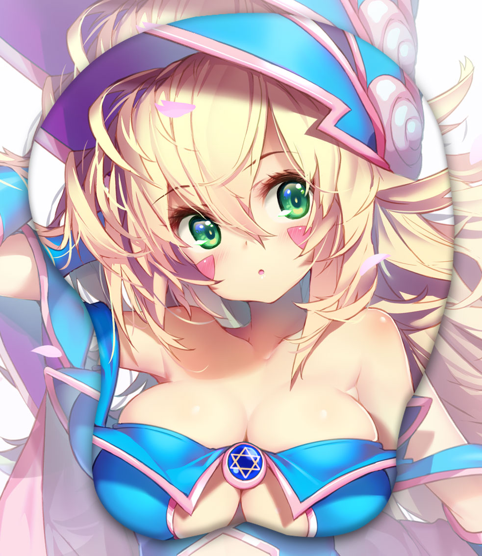 dark magician girl 3d oppai mouse pad 2515 - Boobie Mouse Pad