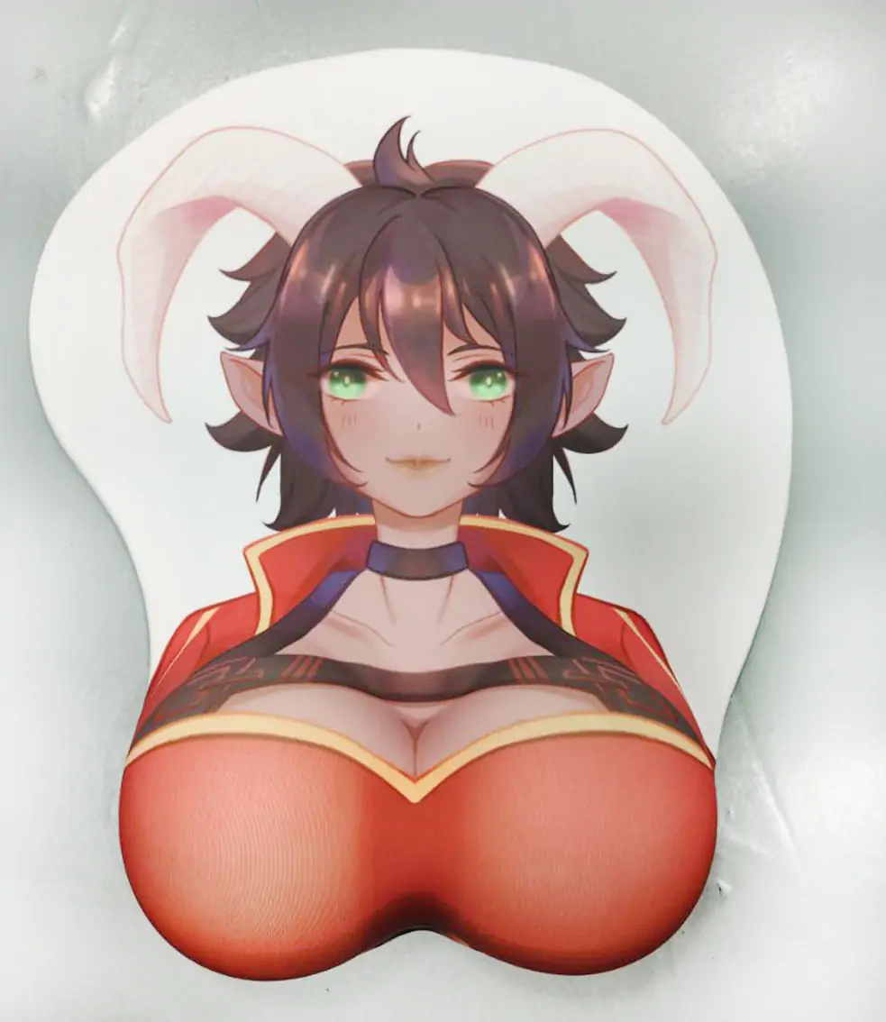 fischl life size oppai mousepad 5079 - Boobie Mouse Pad