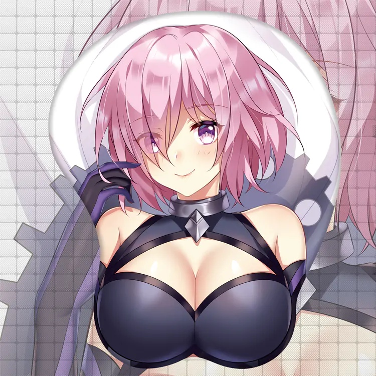mash kyrielight 3d oppai mouse pad 5108 - Boobie Mouse Pad