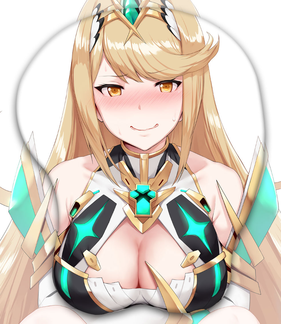 mythra 3d oppai mouse pad 4565 - Boobie Mouse Pad