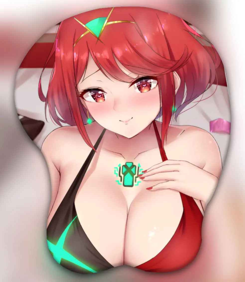 pyra 3d oppai mouse pad 4153 - Boobie Mouse Pad