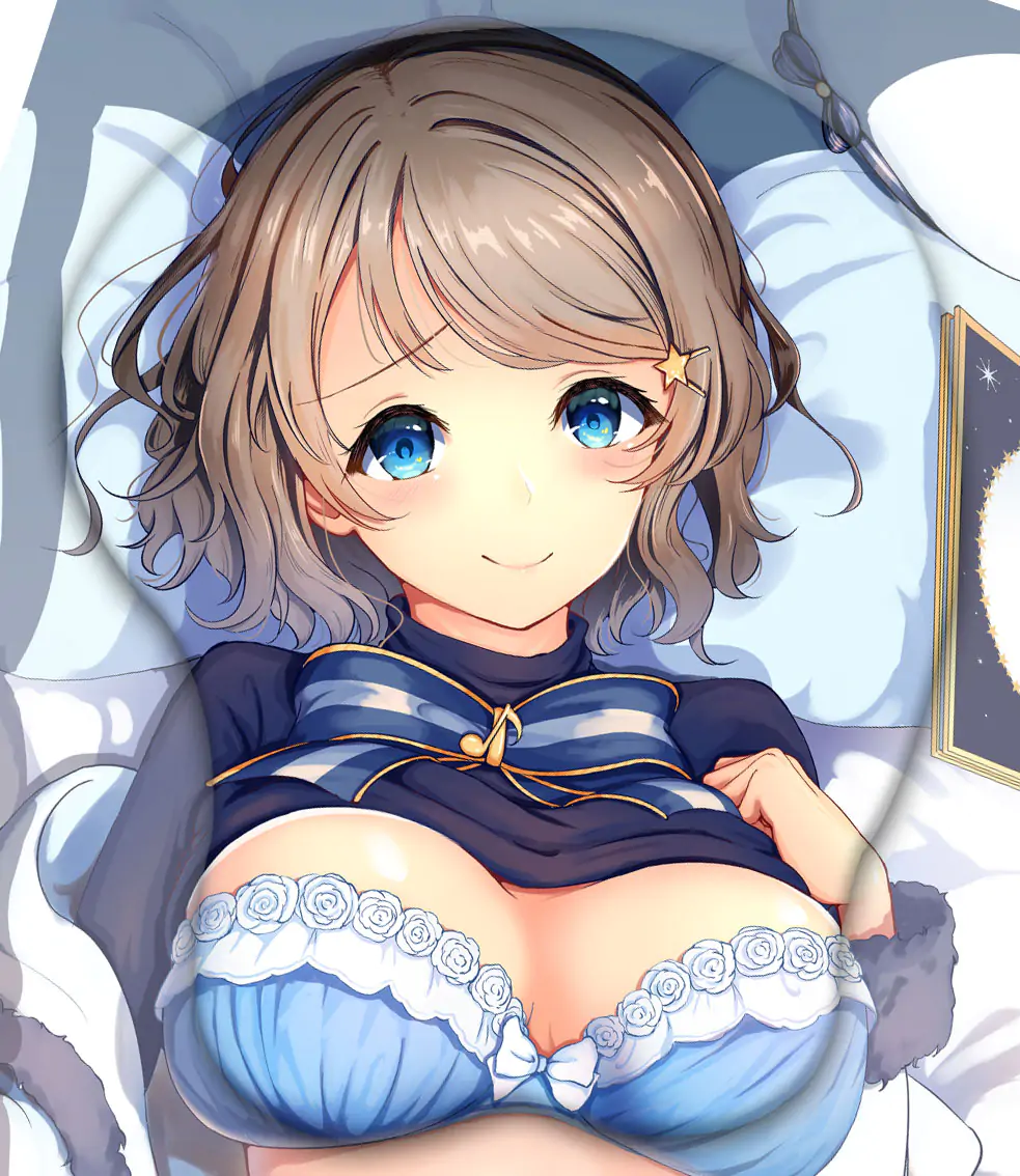 watanabe you 3d oppai mouse pad 1026 - Boobie Mouse Pad